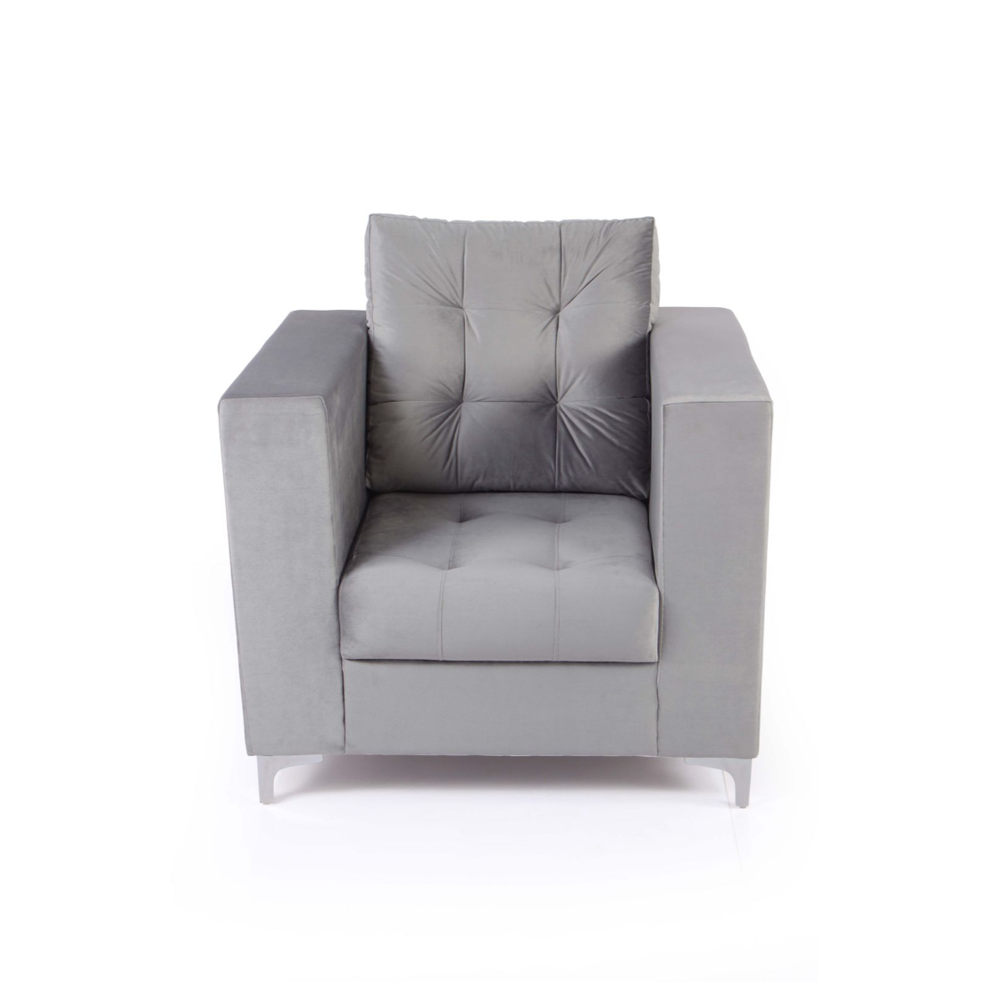 Primrose Phantom 1 Seater Sofa Set - Grey